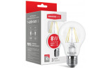 Упаковка светодиодной лампы MAXUS 1-LED-565 А60 (филамент) 8W 3000K E27 изображение