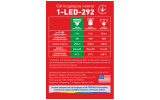 Светодиодная лампа 1-LED-292 MAXUS информация на упаковке изображение