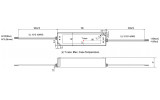 Блок питания LPV-100-12 102Вт AC230В/DC12В, MEAN WELL изображение 2 (габаритные размеры)