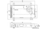 Блок питания LRS-350-12 348Вт AC230В/DC12В, MEAN WELL изображение 2 (габаритные размеры)