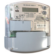 Счетчик электроэнергии NIK 2303 ART.1000.M.11 трехфазный 5(10) А 3×220/380 В однотарифный, NiK мини-фото