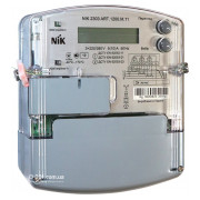 Лічильник електроенергії NIK 2303 ART.1200.M.11 трифазний 5(10) А 3×220/380 В однотарифний, NiK міні-фото