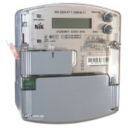 Лічильник електроенергії NIK 2303 ATT.1000.M.11 трифазний 5(10) А 3×220/380 В багатотарифний, NiK міні-фото