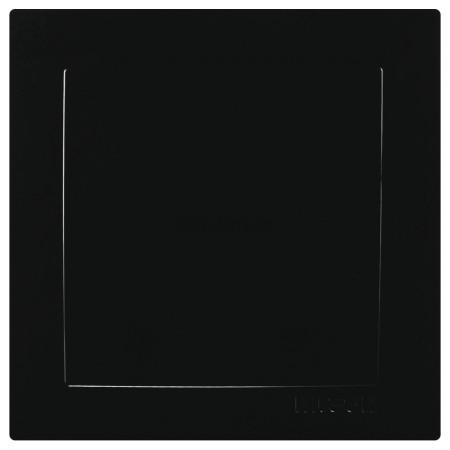 Вимикач одноклавішний Touran чорний, Nilson (24221001) фото