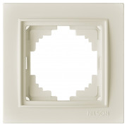 Рамка 1-місна універсальна Thor крем, Nilson міні-фото