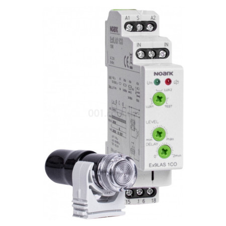 Сутінковий вимикач аналоговий 1-канальний 1CO 230В Ex9LAS, NOARK (110560) фото