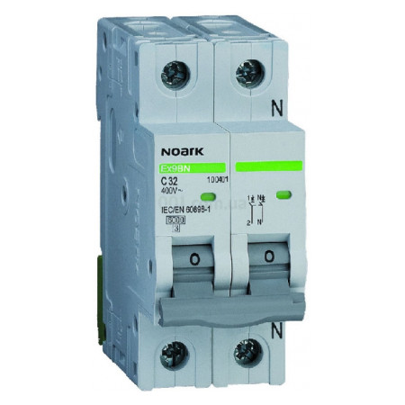 Модульний автоматичний вимикач Ex9BN 6kA хар-ка B 1A 1P+N, NOARK (100015) фото
