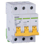 Модульний автоматичний вимикач Ex9BH 10kA хар-ка B 1A 3P, NOARK міні-фото