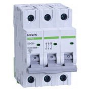 Модульний автоматичний вимикач Ex9BS 4,5kA хар-ка B 10A 3P, NOARK міні-фото