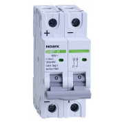 Модульний автоматичний вимикач Ex9BP-JX(+) 10kA хар-ка C 1A 500V DC 2P, NOARK міні-фото