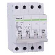 Модульний автоматичний вимикач Ex9B40J 6kA хар-ка B 1A 40,5мм 4P, NOARK міні-фото