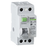 Диференційний вимикач (ПЗВ) Ex9CL-100 10kA 2P 63A 100mA тип S+AC, NOARK міні-фото