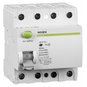 Дифференциальный выключатель (УЗО) Ex9L-N 6kA 4P 40A 30mA тип AC, NOARK мини-фото