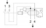 Дифференциальный модуль Ex9LE 2P 40A 10mA тип AC, NOARK изображение 4 (схема)