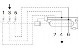 Диференційний модуль Ex9LE 3P 63A 30mA тип AC, NOARK зображення 4 (схема)