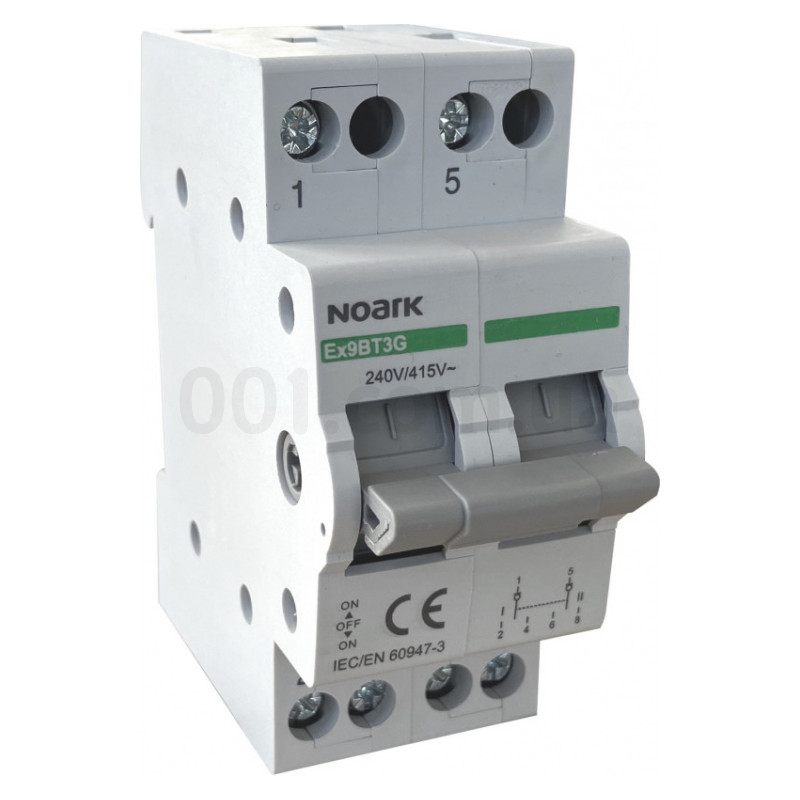 Перемикач навантаження (I-0-II) Ex9BT3G 2CO 32A NOARK (113923