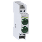 Индикатор модульный Ex9PD2gg 24V AC/DC 2 зеленых LED, NOARK мини-фото