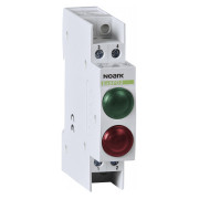 Индикатор модульный Ex9PD2gr 12V AC/DC 1 зеленый LED и 1 красный LED, NOARK мини-фото