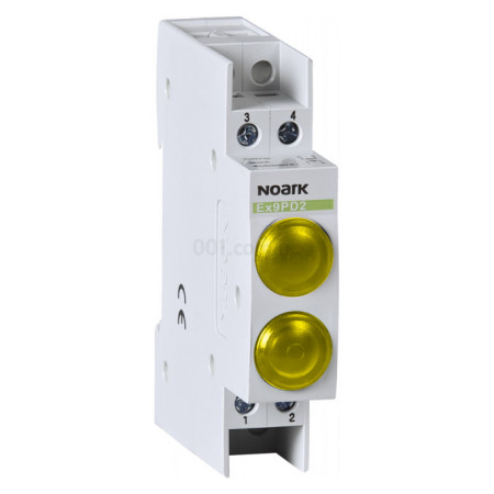 Индикатор модульный Ex9PD2yy 63V AC/DC 1 желтый LED и 1 желтый LED, NOARK (102499) фото