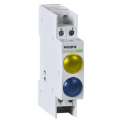 Индикатор модульный Ex9PD2yb 12V AC/DC 1 желтый LED и 1 синий LED, NOARK мини-фото