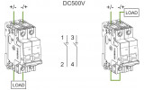 Выключатель DC нагрузки Ex9IP 2P 50A, NOARK изображение 3 (схема)