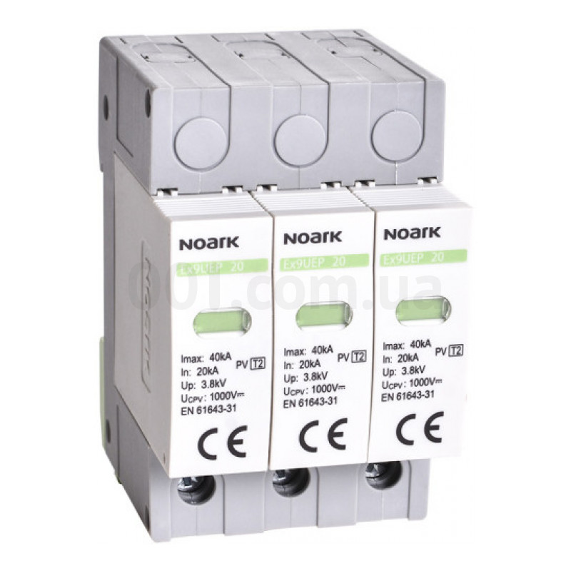 Обмежувач перенапруги Ex9UEP 20 3P 1200 (N) клас ІІ 20кА 1200V DC