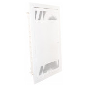 Електромонтажний ящик PMF-MM 36 PW для мультимедіа 36 модулів білі пластикові дверцята 3 ряди, NOARK міні-фото