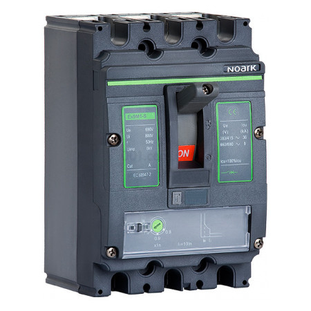 Автоматичний вимикач Ex9M1S TM AC16 3P 16A 36кА габарит M1, NOARK (100886) фото