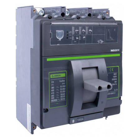 Автоматичний вимикач Ex9M6N SU20L 1000 3P 1000A 50кА габарит M6, NOARK (110341) фото