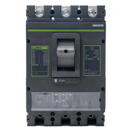 Автоматический выключатель Ex9M3S SU20L 400 3P EU (DIP) 400A 36кА габарит M3, NOARK (111228) фото