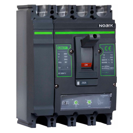 Автоматичний вимикач Ex9M1S TM 100 4P4T EU 100A 36кА габарит M1, NOARK (111810) фото