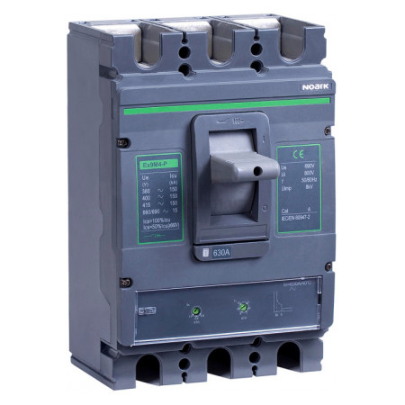 Автоматичний вимикач Ex9M4S TM 500 3P EU 500A 36кА габарит M4, NOARK (112012) фото