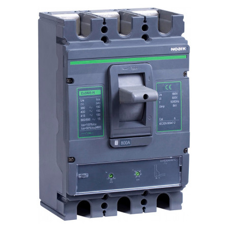 Автоматичний вимикач Ex9M5Q TM 630 3P EU 630A 70кА габарит M5, NOARK (112053) фото