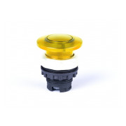 Кнопка-грибок 40мм без фіксації з підсвіткою Ex9P1 MI y жовта, NOARK міні-фото