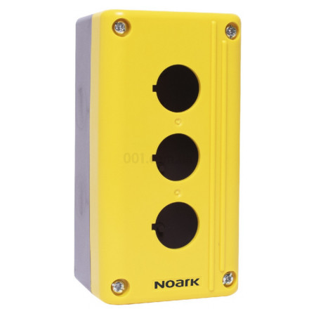 Корпус поста для 3 кнопок желтый Ex9P2FH 3 y EU, NOARK (111414) фото