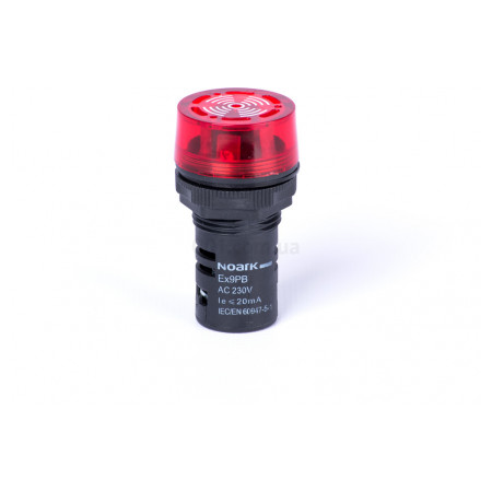 Зуммер постоянный звук и подсветка красный Ex9PB L r 230В AC, NOARK (105723) фото