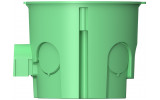 Коробка монтажная (подрозетник) для бетона ∅65×60 мм (глубокая) наборная с шурупами UNIKA MB003, Plank изображение 2