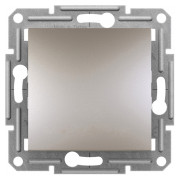Выключатель одноклавишный (самозажимные клеммы) Asfora бронза, Schneider Electric мини-фото