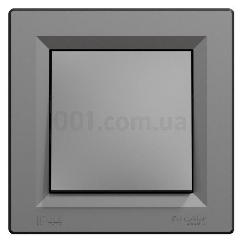 Ososi Aktar様 Вимикач одноклавішний (самозатискні клеми) IP44 Asfora антрацит