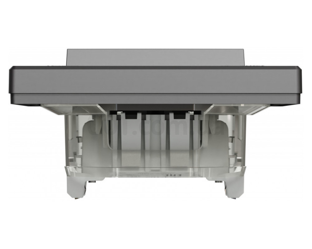 Вимикач одноклавішний (самозатискні клеми) IP44 Asfora антрацит