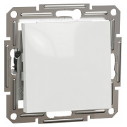 Выключатель одноклавишный (самозажимные клеммы) Asfora белый БЕЗ РАМКИ, Schneider Electric мини-фото
