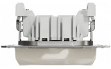 Выключатель одноклавишный (самозажимные клеммы) Asfora кремовый БЕЗ РАМКИ, Schneider Electric изображение 8