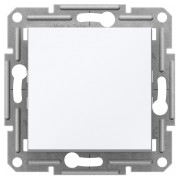 Выключатель одноклавишный двухполюсный Asfora белый БЕЗ РАМКИ, Schneider Electric мини-фото
