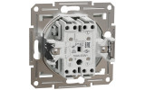 Выключатель двухклавишный (самозажимные клеммы) Asfora белый БЕЗ РАМКИ, Schneider Electric изображение 3