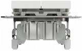 Выключатель двухклавишный (самозажимные клеммы) Asfora белый БЕЗ РАМКИ, Schneider Electric изображение 7