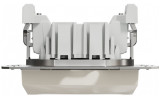Переключатель одноклавишный (самозажимные клеммы) Asfora кремовый БЕЗ РАМКИ, Schneider Electric изображение 5