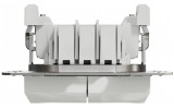 Переключатель двухклавишный (самозажимные клеммы) Asfora белый БЕЗ РАМКИ, Schneider Electric изображение 6