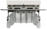 Переключатель двухклавишный (самозажимные клеммы) Asfora кремовый БЕЗ РАМКИ, Schneider Electric изображение 5