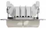 Перемикач двоклавішний (самозатискні клеми) Asfora кремовий БЕЗ РАМКИ, Schneider Electric зображення 8
