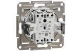 Вимикач для жалюзі (самозатискні клеми) Asfora білий БЕЗ РАМКИ, Schneider Electric зображення 3